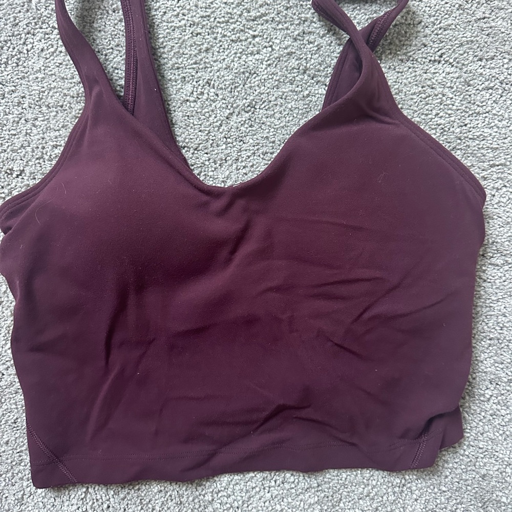 Purple/Red Lululemon Align Tank Top